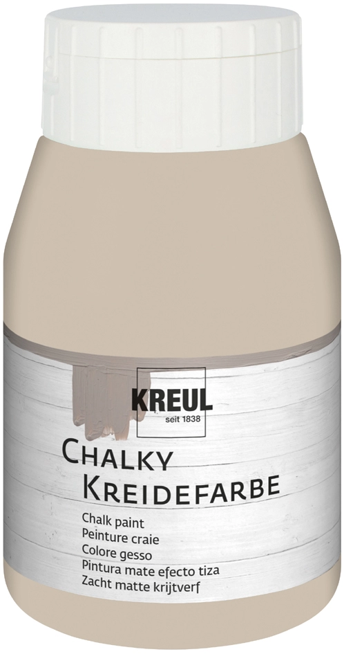 Een kreul kleurkrijtjes chalky cream cashmere 500 ml koop je bij NiceSupplies.nl