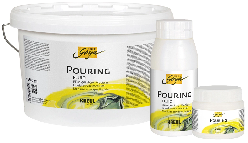 Een kreul solo goya pouring fluid 2-5 liter emmer koop je bij NiceSupplies.nl