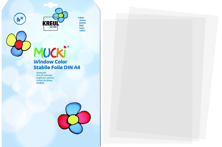 Een kreul speciaal folie voor window color mucki din a4 koop je bij NiceSupplies.nl