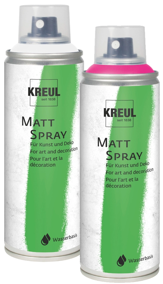 Een kreul verfspuitbus mat spray brillantrood 200 ml koop je bij NiceSupplies.nl