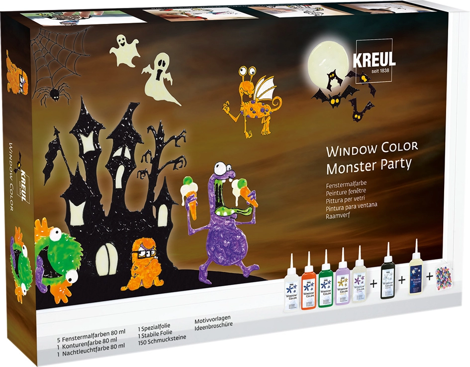 Een kreul window color monster party set koop je bij NiceSupplies.nl