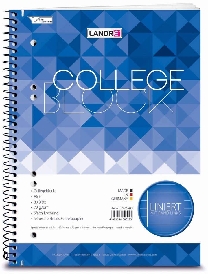 Een landre? collegeblok college din a5 ruit 80 blad koop je bij NiceSupplies.nl