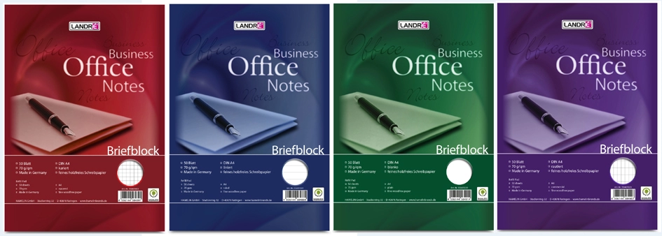 Een landre? schrijfblok business office notes din a4 ruit koop je bij NiceSupplies.nl