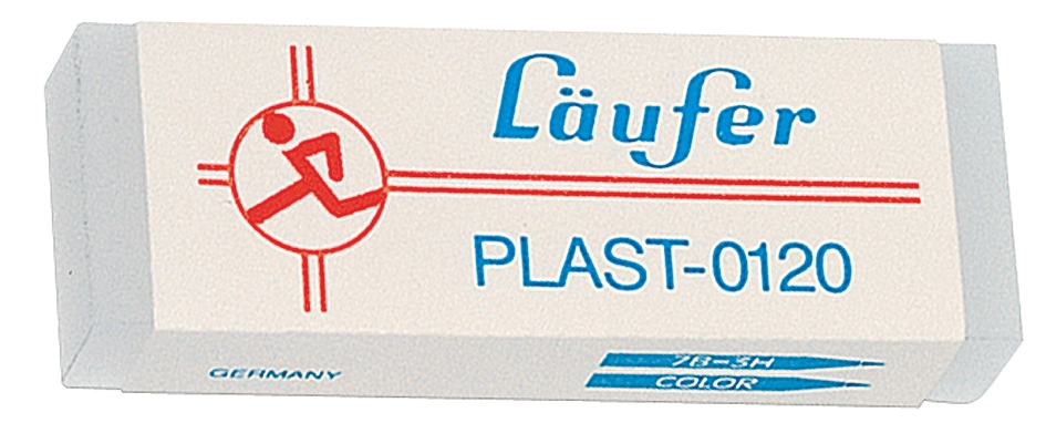 Een laufer kunststof gum plast transparant 01200 koop je bij NiceSupplies.nl