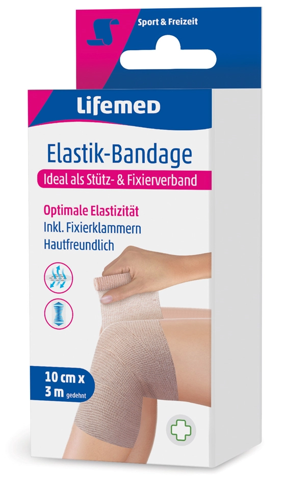 Een lifemed elastik-bandage huidfarben 100 mmx3-0 m koop je bij NiceSupplies.nl