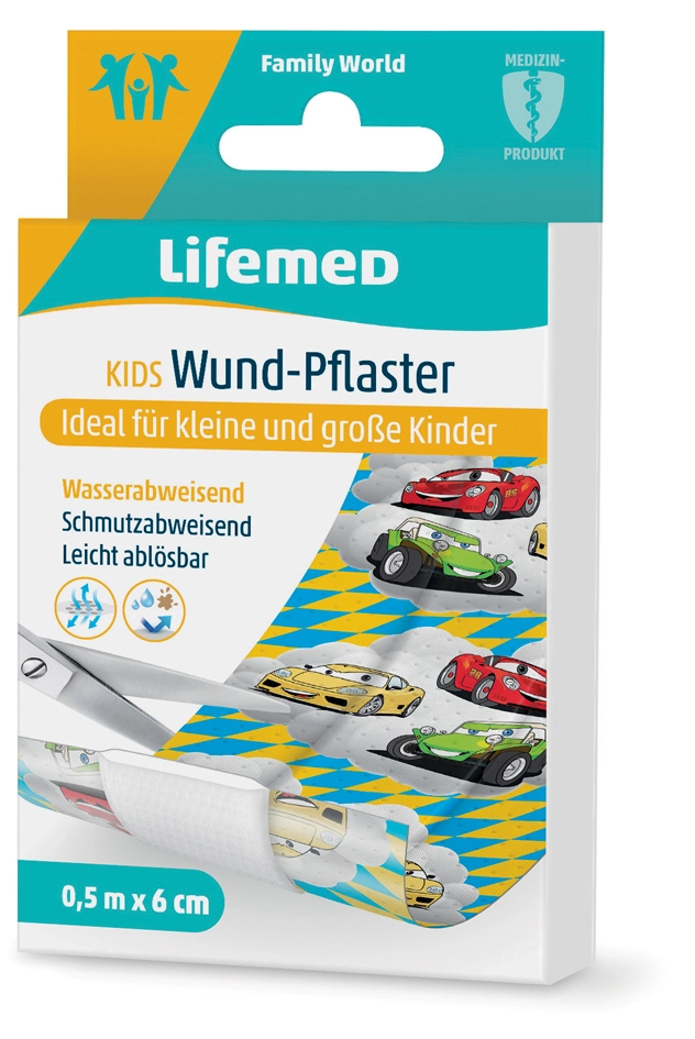 Een lifemed kinder-wond-pleister autos 500mmx60mm koop je bij NiceSupplies.nl