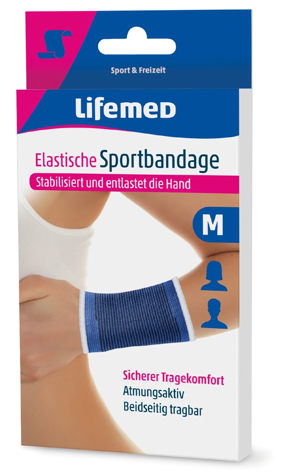 Een lifemed sportbandage handbescherming maat l koop je bij NiceSupplies.nl