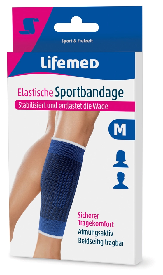 Een lifemed sportbandage wadenbescherming maat m koop je bij NiceSupplies.nl