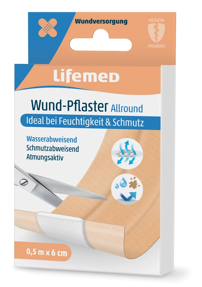 Een lifemed wond-pleister allround huidkleur 500mmx60mm koop je bij NiceSupplies.nl