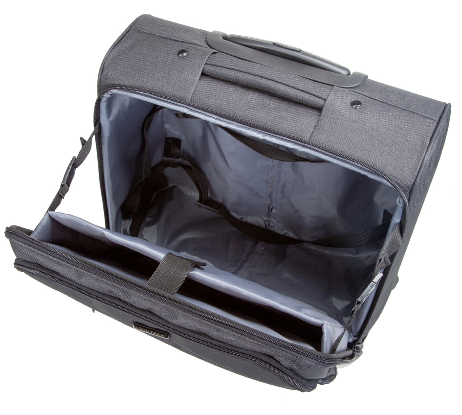 Een lightpak business trolley van polyester antraciet koop je bij NiceSupplies.nl