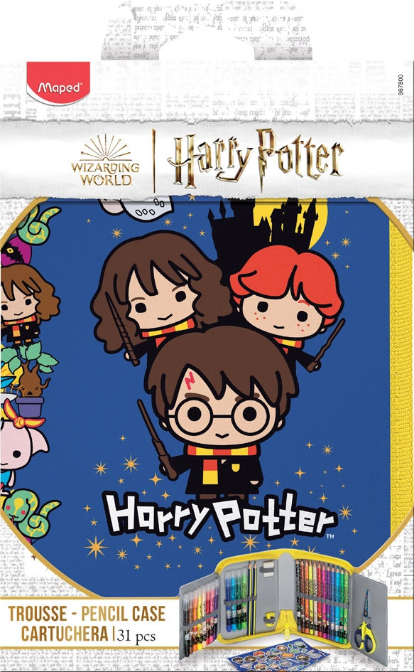 Een maped etui harry potter kids van polyester bef?llt koop je bij NiceSupplies.nl