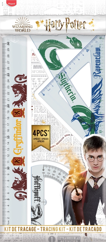 Een maped geometrie-set harry potter 4-delig koop je bij NiceSupplies.nl