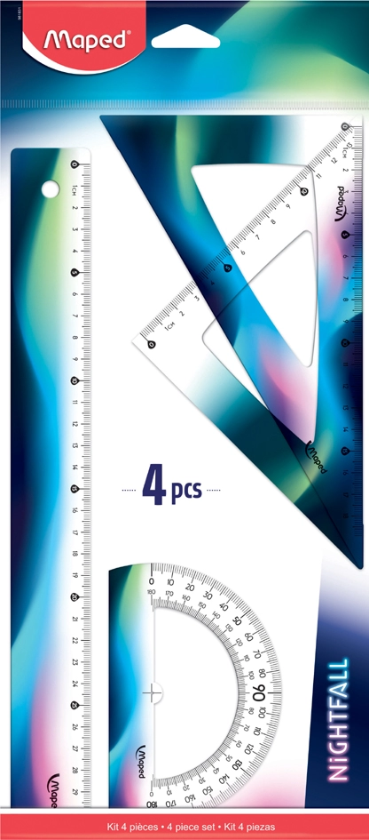 Een maped geometrie-set nightfall teens 4-delig koop je bij NiceSupplies.nl