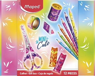 Een maped kleuterschool-geschenkbox mini cute 12-delig koop je bij NiceSupplies.nl