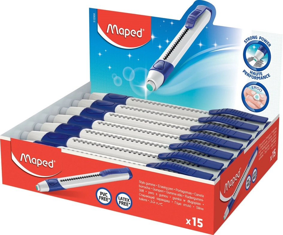 Een maped navulling gum voor radeerstift gom-pen wit koop je bij NiceSupplies.nl