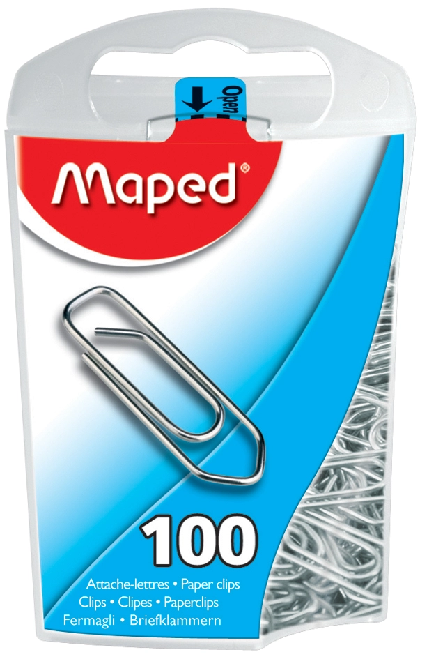 Een maped paperclips verzinkt 25mm koop je bij NiceSupplies.nl