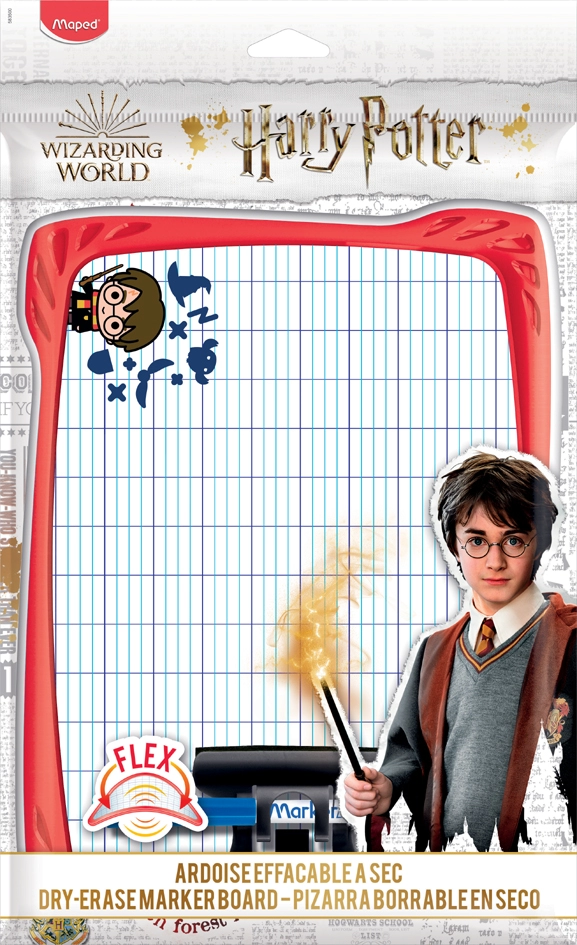 Een maped schrijftafel harry potter trocken abwischbar wit koop je bij NiceSupplies.nl