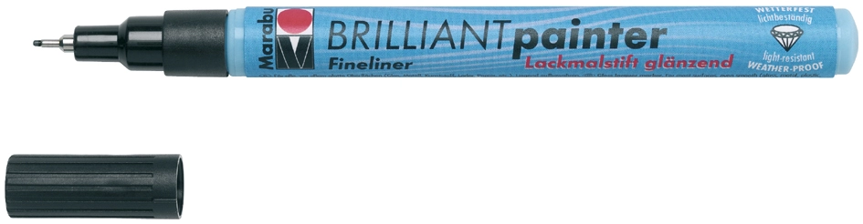 Een marabu lakmarker brilliant painter goud koop je bij NiceSupplies.nl