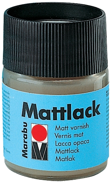 Een marabu mat lak mat 50 ml in glas koop je bij NiceSupplies.nl