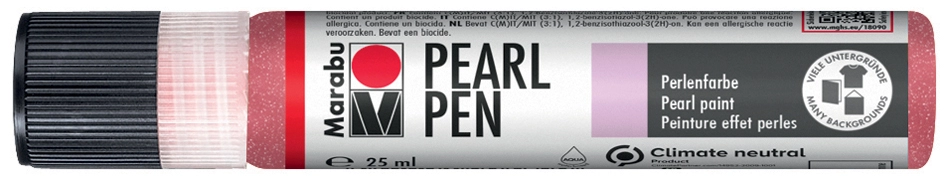 Een marabu parelmoer pearl pen 25 ml schimmer-parelmoer koop je bij NiceSupplies.nl