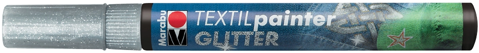 Een marabu textielmarker textiel painter glitter goud koop je bij NiceSupplies.nl