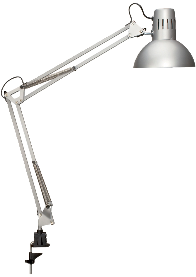 Een maul bureaulamp maulstudy klemvoet tot 55mm zilver koop je bij NiceSupplies.nl