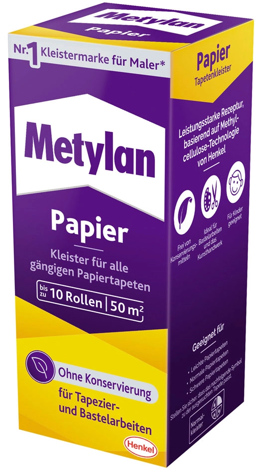 Een metylan tapijtkleister papier 125 g koop je bij NiceSupplies.nl