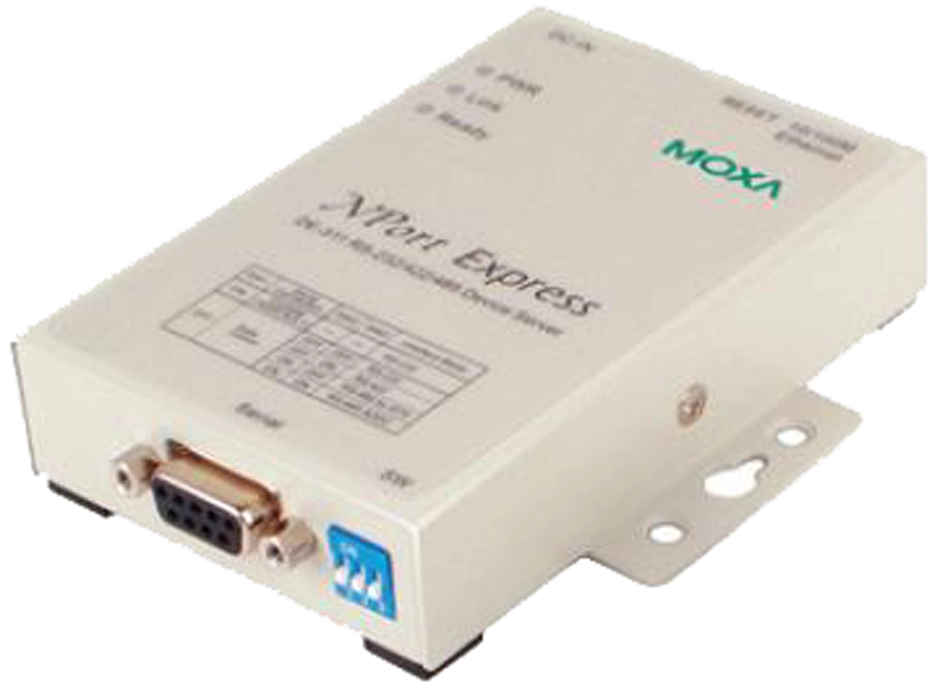 Een moxa serial device server 1 port rs-232/422/485 koop je bij NiceSupplies.nl