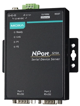 Een moxa serial device server 2 port rs-232/422/485 koop je bij NiceSupplies.nl