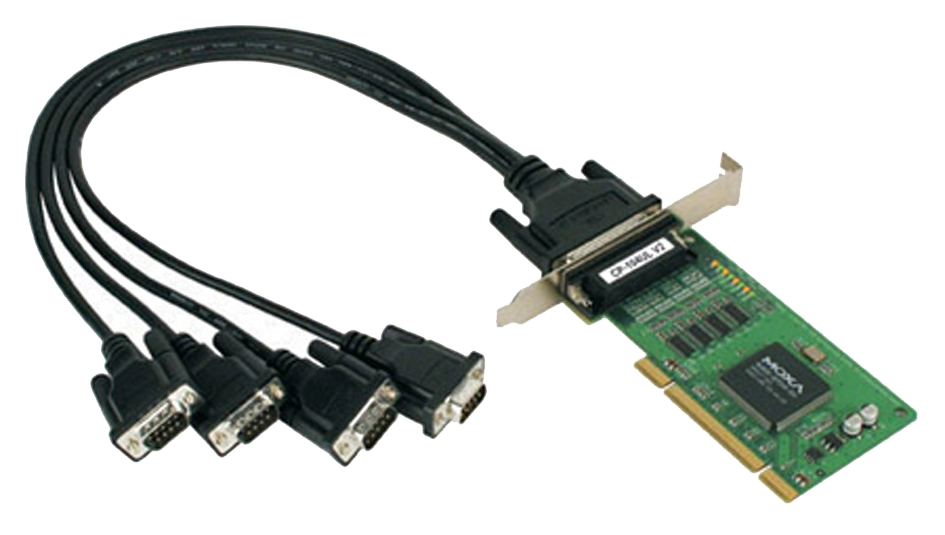 Een moxa serielle 16c550 rs-232 pci kaart 4 poorten koop je bij NiceSupplies.nl