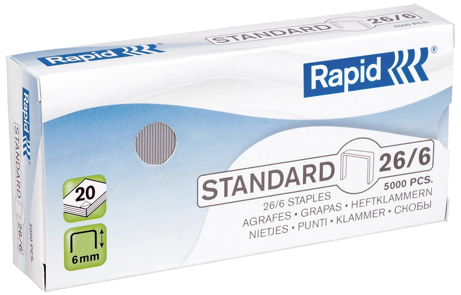 Een nietjes rapid 23-10 gegalvaniseerd standaard 1000 stuks koop je bij NiceSupplies.nl