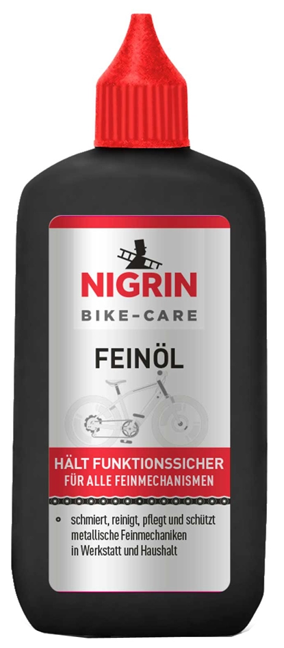 Een nigrin bike-care feinmechaniek-olie 100 ml koop je bij NiceSupplies.nl