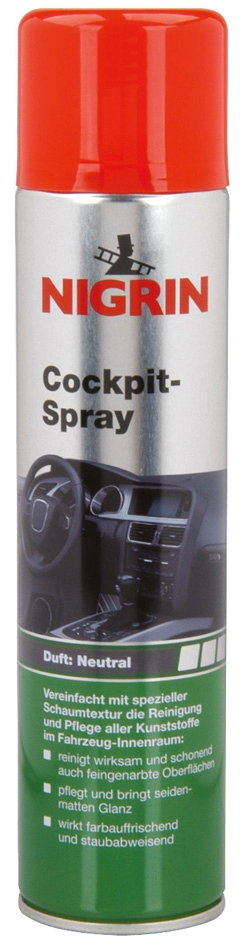 Een nigrin cockpit-spray geruch neutraal 400 ml koop je bij NiceSupplies.nl