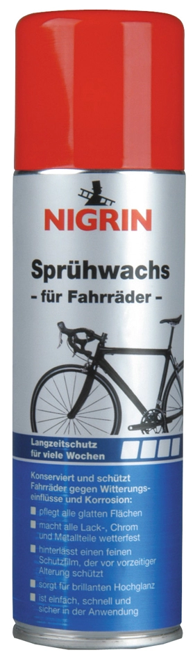 Een nigrin fiets-spraywas bike line inhoud 300 ml koop je bij NiceSupplies.nl