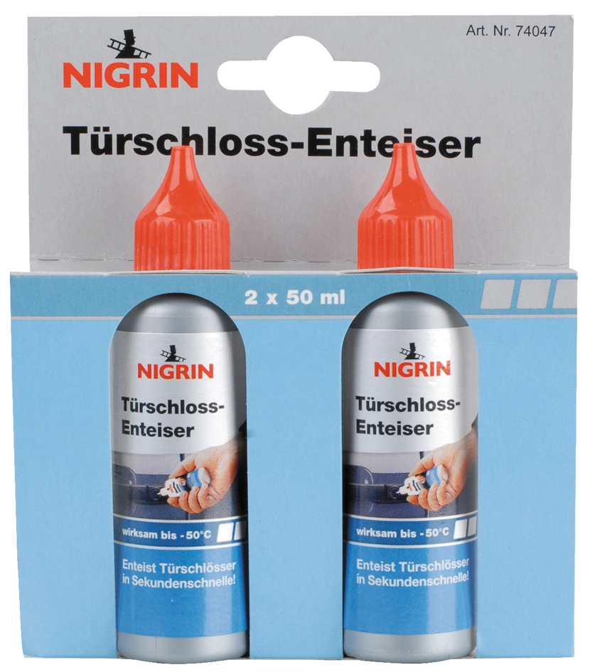 Een nigrin kfz-deurslot-enteiser 2x50 ml koop je bij NiceSupplies.nl