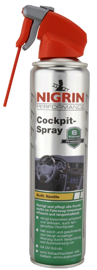 Een nigrin performance cockpit-spray vanille 400 ml koop je bij NiceSupplies.nl