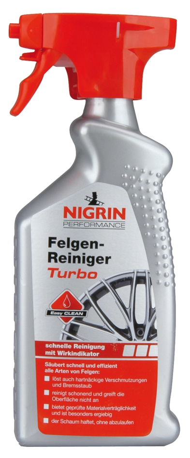 Een nigrin performance velgen-reiniger turbo 500 ml fles koop je bij NiceSupplies.nl