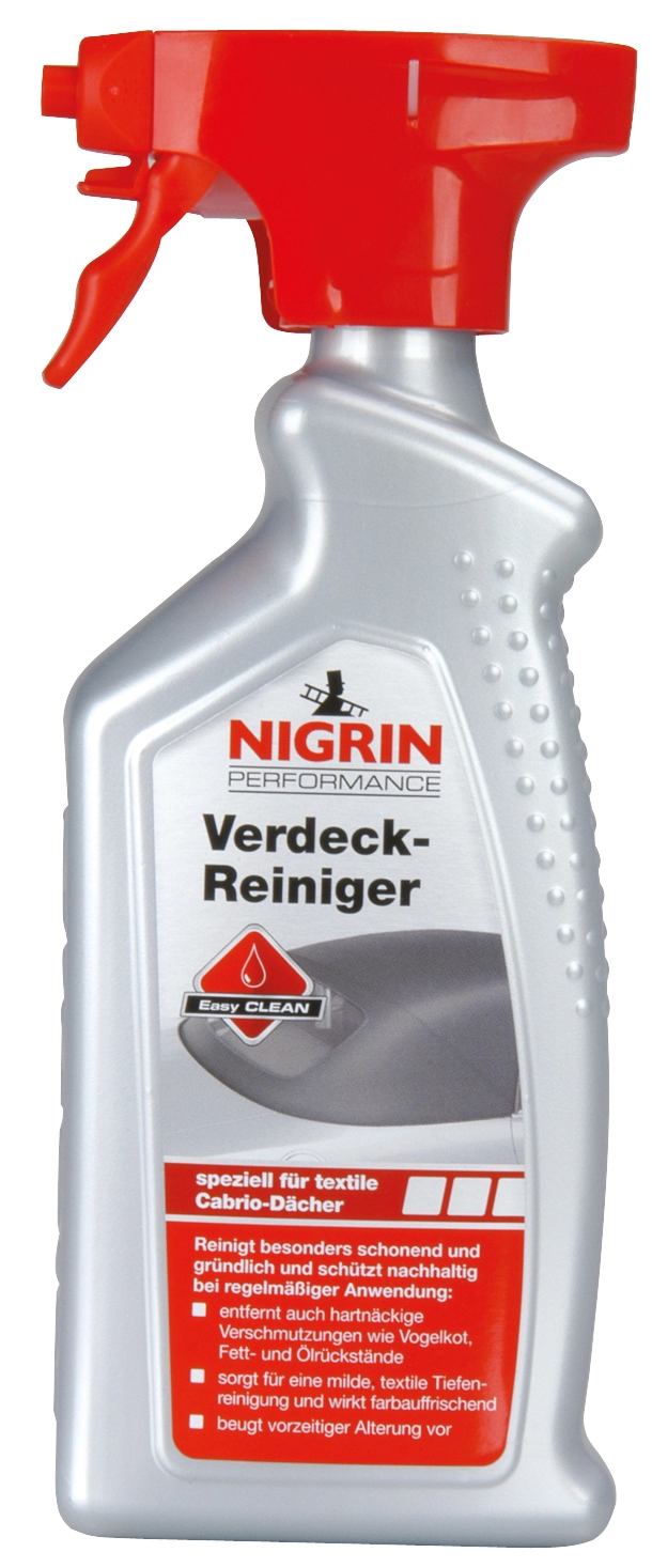 Een nigrin performance verdeck-reiniger 500 ml koop je bij NiceSupplies.nl