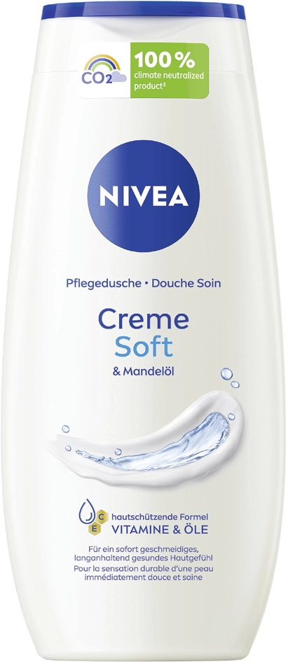 Een nivea cremedusche soft & mandelöl 250 ml fles koop je bij NiceSupplies.nl