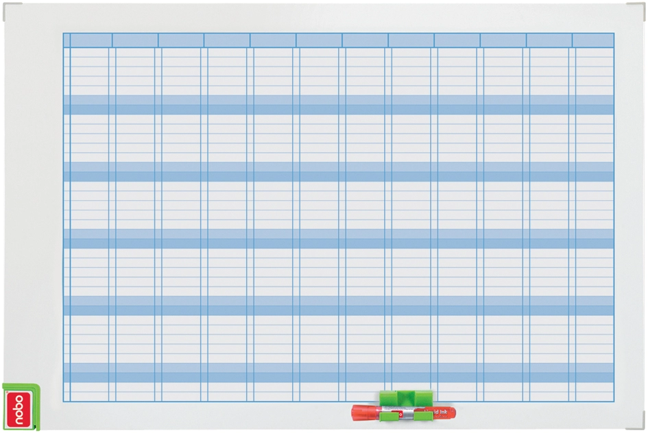 Een nobo jaarplanner performance b900xh600mm koop je bij NiceSupplies.nl