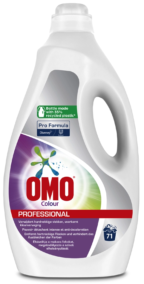 Een omo professional vloeibaar-wasmiddel colour 71 wl 5 liter koop je bij NiceSupplies.nl