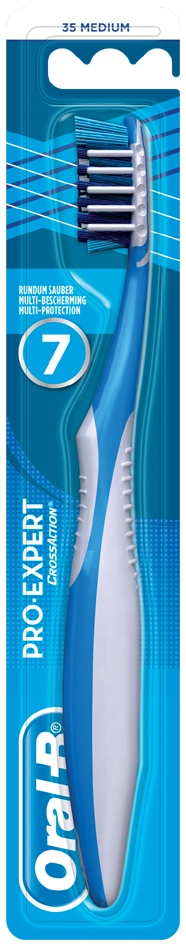 Een oral-b tandenborstel proexpert cross action rondom schoon koop je bij NiceSupplies.nl