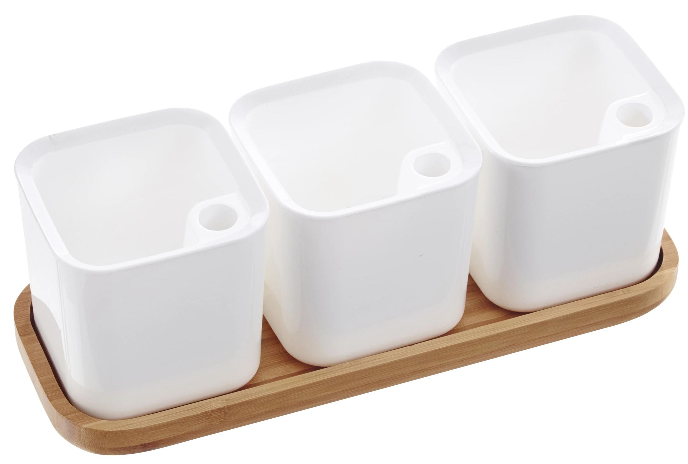 Een orthex kruidenpot eden 3 stuks set wit koop je bij NiceSupplies.nl