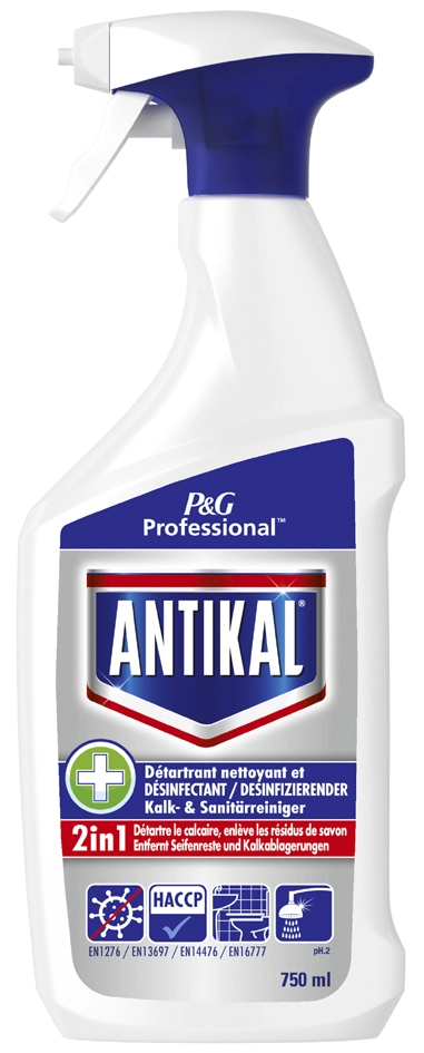 Een p&g professional antikal desinfectie kalkreiniger koop je bij NiceSupplies.nl