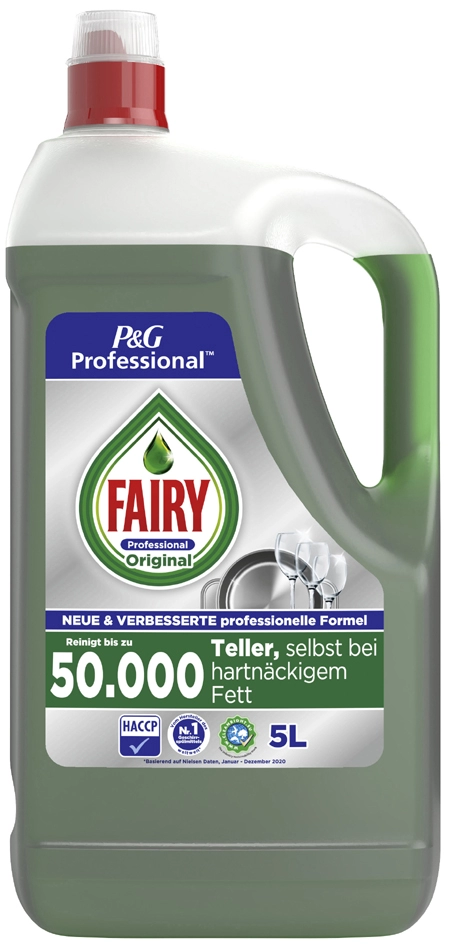 Een p&g professional fairy lemon handafwasmiddel 5 liter koop je bij NiceSupplies.nl