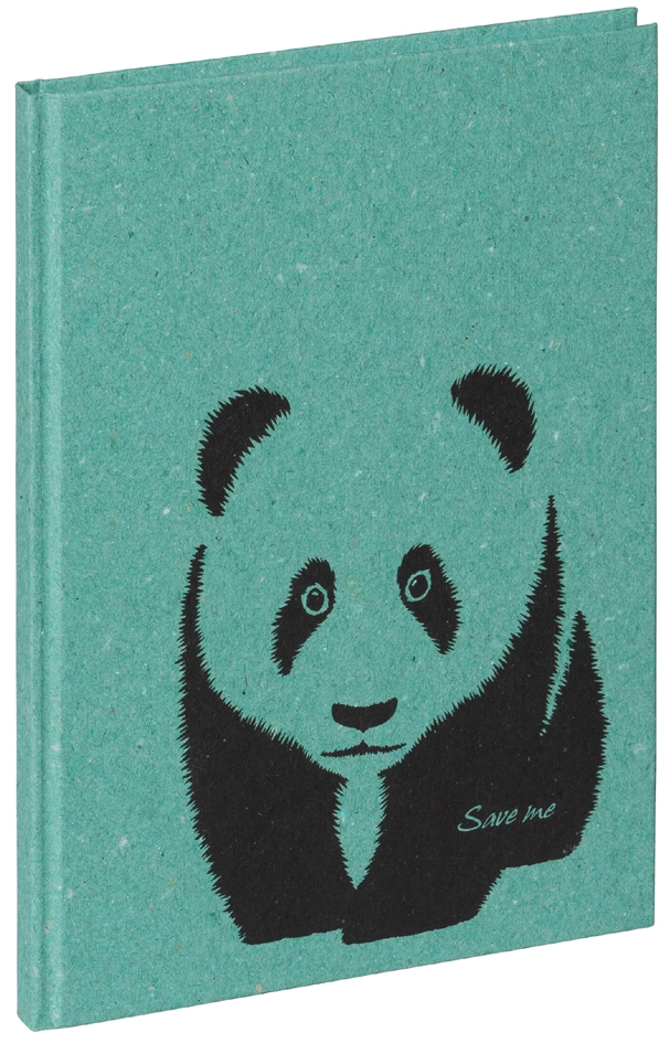 Een pagna notitieboek 'panda' din a5 64 vel dotted mint koop je bij NiceSupplies.nl