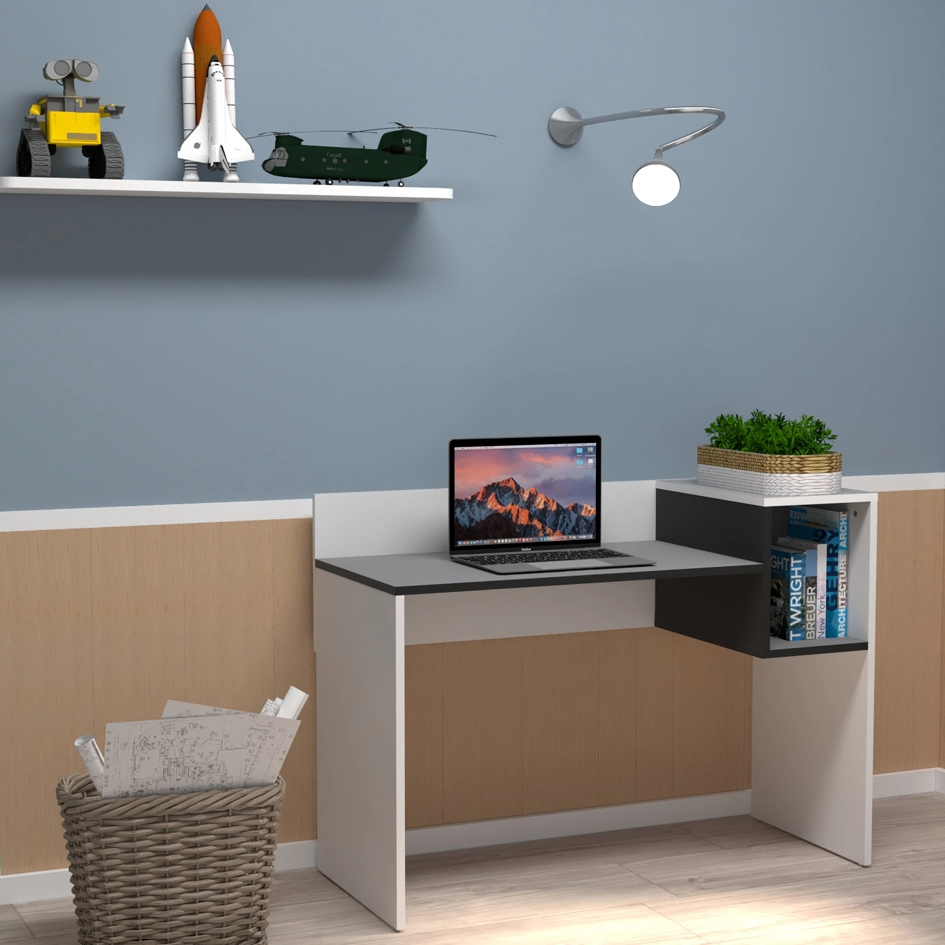 Een paperflow bureau easyhome lv16 wit/kersen koop je bij NiceSupplies.nl