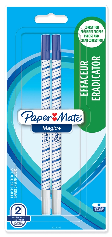 Een papermate inktwisser magic + 10 stuks blisterkaart koop je bij NiceSupplies.nl