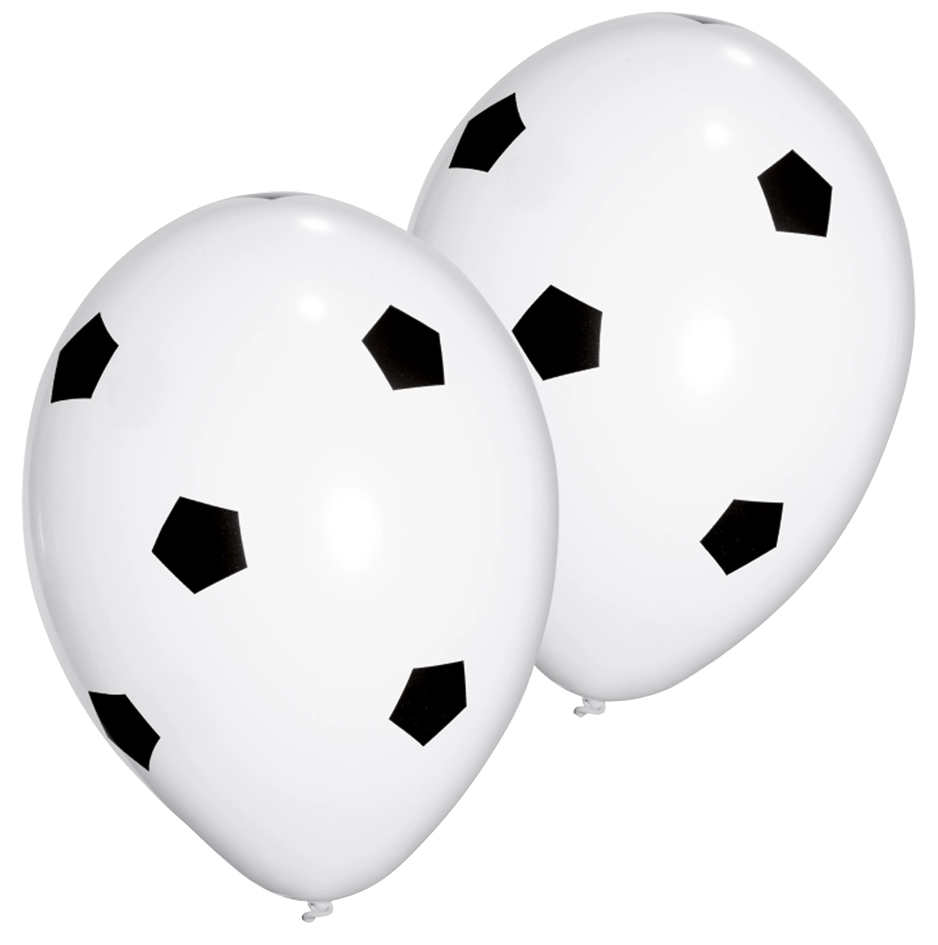 Een papstar ballonnen soccer zwart-wit koop je bij NiceSupplies.nl