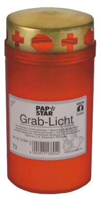 Een papstar grablicht t3 diameter 64mm transparant koop je bij NiceSupplies.nl